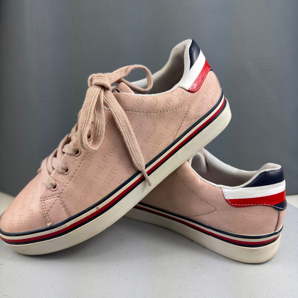 Tommy Hilfiger Falcor Womens Size 8.5 Lingerie Pink Low Top Sneakers
